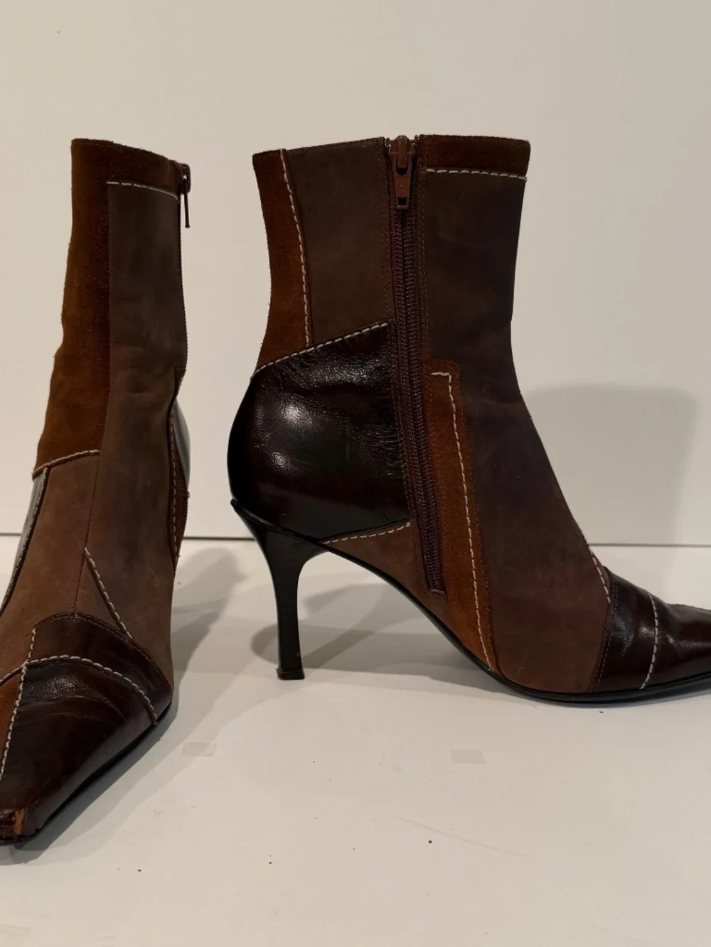 NINE WEST  - Suede snd Leather Booties